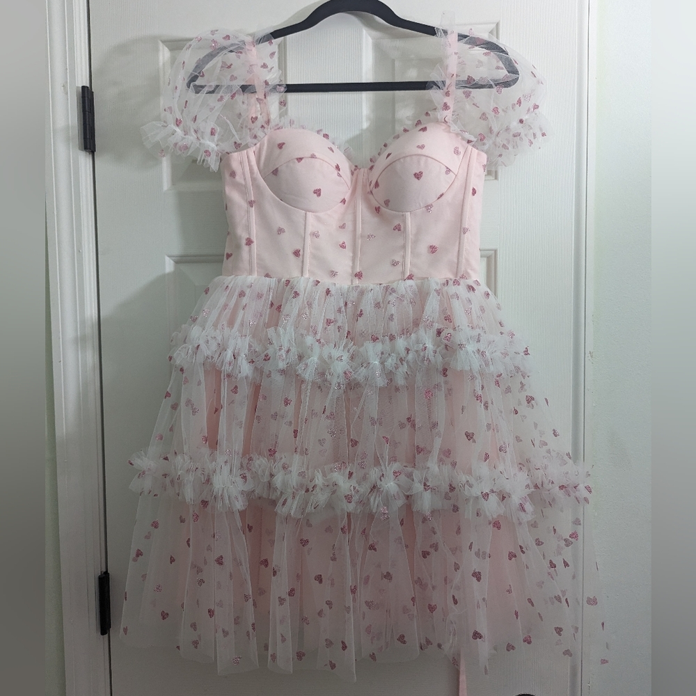 Ava Gowns NWT Valentine's Mini Dress